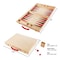 Toy Time Complete Set Wood Backgammon Board Game with Portable Handle, Full Game Accessories, Adults and Kids 765481XRV - alternate 2